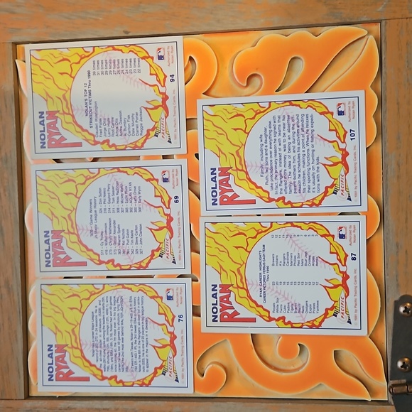 1991 Pacific Trading Cards Nolan Ryan 5 pack #76/#69/#94/#87/#107 - Picture 7 of 7